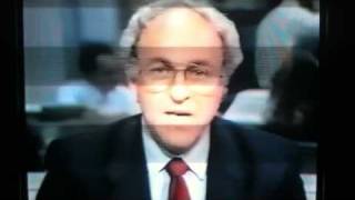 Crash of 1987 Live news reports of Stock Market Crash [upl. by Gillett120]