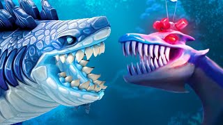 GODZILLA SHARK vs SHARK INVADERS  Hungry Shark Evolution Sharkjira  Part 4  Pungence [upl. by Lynna]