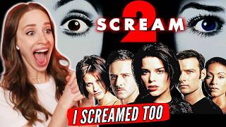 First Time Watching SCREAM 2 Reaction I SCREAMED TOO [upl. by Merritt]