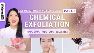 How to Exfoliate by Skin Types  AHA BHA PHA LHA Enzymes  Exfoliation Part1 [upl. by Pattie]