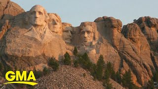 The complicated history of Mount Rushmore l GMA [upl. by Llacam]