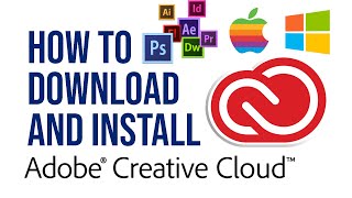 How to Install Adobe CREATIVE CLOUD APPS on Your Computer [upl. by Oliviero]