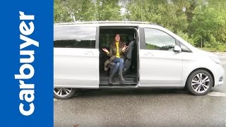 Mercedes VClass MPV review  Carbuyer [upl. by Barcot]