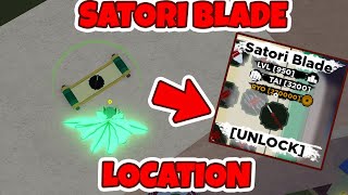 SATORI BLADE LOCATION amp SHOWCASE  Roblox Shindo Life [upl. by Aihsaei]