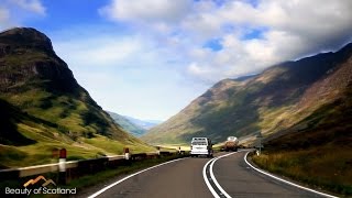 Driving Through Glencoe  Beauty Of Scotland [upl. by Tipton]