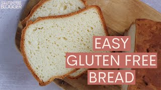 HOW TO MAKE GLUTEN FREE BREAD  EASY BREAD RECIPE [upl. by Esyle]