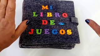 📓IDEAS LIBRO de JUEGOSLIBRO SENSORIAL GAME BOOKSENSORY BOOK [upl. by Laemsi96]