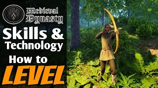 MEDIEVAL DYNASTY TIPS  How to Level  Skills and Technology Guide [upl. by Arch966]