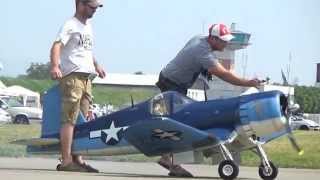 Rc Biggest F4U Corsair 400ccm Super Moki [upl. by Issim]