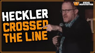 Fan Becomes Heckler  Steve Hofstetter [upl. by Ezar588]