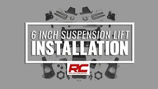 Installing Rough Country 6 inch Suspension Lift Kit [upl. by Ateekal544]