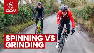 Spinning Vs Grinding The Ultimate Cycling Cadence Race [upl. by Nillor]