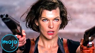 Top 10 Times Milla Jovovich Went Beast Mode [upl. by Lemaj]