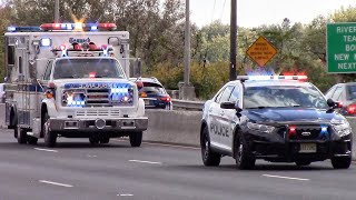 Police Cars Fire Trucks And Ambulances Responding Compilation Part 12 [upl. by Hintze666]