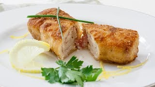 How to Make Chicken Cordon Bleu Recipe  Stuffed Chicken Breast [upl. by Ethbinium616]