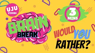 Brain Break  Would You Rather Energizer Game 1 [upl. by Schonfeld773]