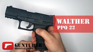 Walther PPQ 22 22LR – How to Disassembly and Reassembly Field Strip [upl. by Yrtnej]