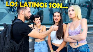 ESPAÑOLAS opinan sobre los latinos en España  MADRID [upl. by Varipapa]