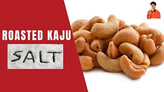 Salted Cashew Nuts Recipe  Roasted Kaju in 2 Minutes  Salted Cashews At Home [upl. by Gaudette]