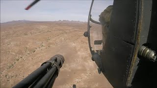 AH6 Little Bird Minigun In Action [upl. by Ecinerev]