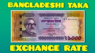 Bangladeshi Taka BDT Exchange Rate Today [upl. by Asilanom]