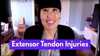 Extensor Tendon Injuries amp Intervention  OT MIRI [upl. by Naffets]