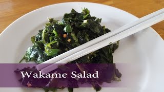 Seaweed Salad Recipe  Healthy Wakame Salad [upl. by Enalahs]