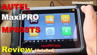 Autel MaxiPRO MP808TS Review indepth Professional Autel Scanner [upl. by Issim]