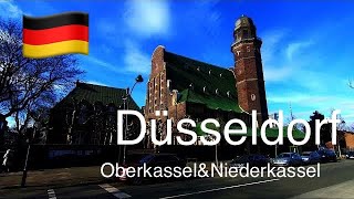 Düsseldorf  Oberkassel amp Niederkassel Germany NRW In 4K [upl. by Searle]