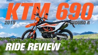 2019 KTM 690 Enduro R In Depth Ride Review [upl. by Maiah]