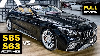 2020 MERCEDES S65 AMG Coupé vs S63 NEW FACELIFT V12 S Class FULL Review BRUTAL Exhaust Interior [upl. by Trebliw]