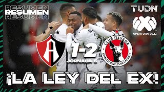 Resumen y goles  Atlas 12 Xolos  Liga Mx Apertura 22 J5  TUDN [upl. by Bruner127]