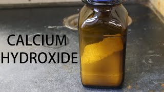 How to make Calcium Hydroxide CaOH2 [upl. by Eyahs]