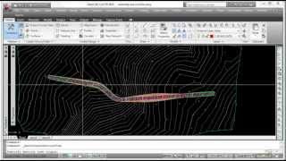 AutoCad Civil 3D  Creating Cross Sections [upl. by Mehetabel]