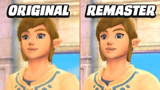 Zelda Skyward Sword HD  Switch vs Wii Graphics Comparison [upl. by Giaimo]