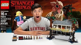 THE UPSIDE DOWN LEGO Stranger Things  Set 75810 Timelapse Build amp Review [upl. by Button]