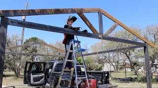 How to Build a Metal Carport  DIY Part 1 [upl. by Orton]