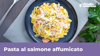 PASTA AL SALMONE AFFUMICATO  Veloce e super cremosa [upl. by Gayelord]