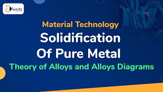 Solidification Of Pure Metal  Theory of Alloys and Alloys Diagrams  Material Technology [upl. by Judye]