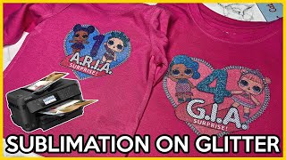 Sublimation on GLITTER  How To [upl. by Mian]