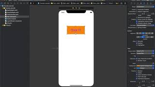 xCode 114  Adding Button and connecting it to Code [upl. by Odama]