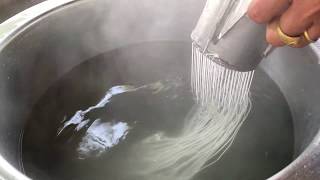 Thai Rice Flour Noodles Recipe [upl. by Ettenyar]