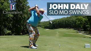 John Daly’s swing in slow motion every angle [upl. by Iline]