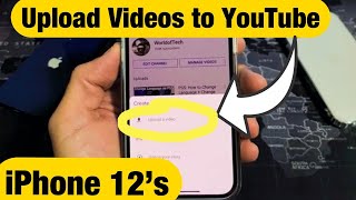 iPhone 12s How to Upload Videos to YouTube Directly from iPhone 12 12 Pro 12 Pro Max 12 Mini [upl. by Ellswerth]