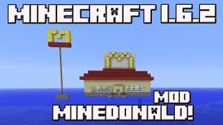 Minecraft 162 MOD MINEDONALD [upl. by Rehotsirhc]