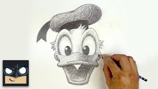 How To Draw Donald Duck  Sketch Saturday [upl. by Murvyn]