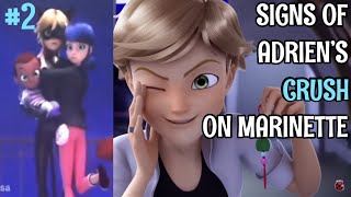 New Signs of Adriens CRUSH on Marinette  PART 2  Adrienette amp Marichat [upl. by Nuahsak828]