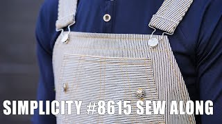 SEWALONG SIMPLICITY 8615 OVERALLS [upl. by Eiboj]