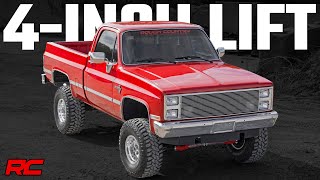 19771987 Chevrolet K10 4inch Suspension Lift Kit by Rough Country [upl. by Bennion]