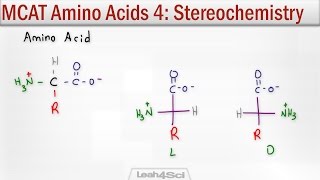 Amino Acid Stereochemistry R and S vs D and L Configuration [upl. by Anawek20]